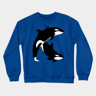 Orca pair Crewneck Sweatshirt